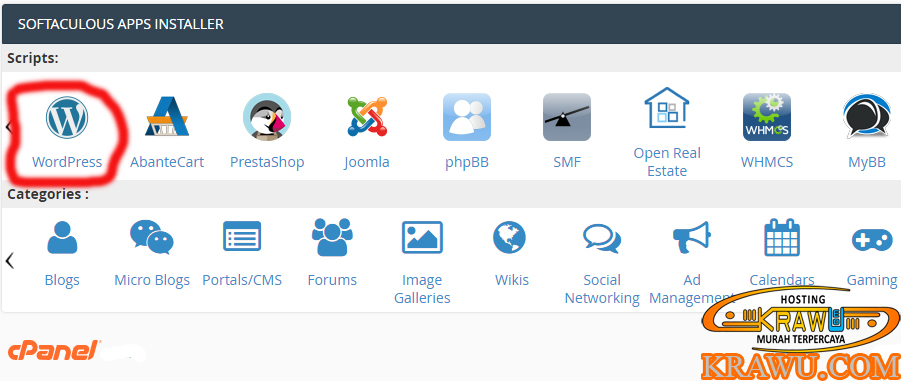 install wordpress untuk toko online via cpanel softaculous » Panduan Membuat Blog dengan Wordpress secara Gratis