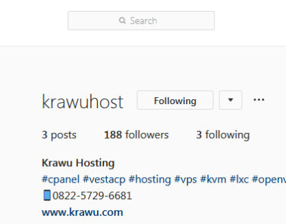 krawuhosting di instagram 415x325 » Tips Meningkatkan Trafik Blog atau Website Melalui Instagram