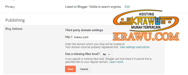 setting blogspot custom domain 760x304 » Panduan Mengubah URL Blogspot Menjadi Custom Domain Milik Anda Sendiri
