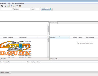 upload file ke hosting metode ftp dengan filezilla 415x325 » Panduan Upload File ke Hosting dengan Metode FTP Menggunakan FileZilla